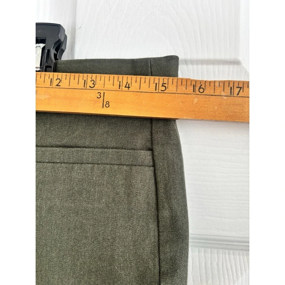 Banana Republic Sloan Pants Women's Sz‎ 6  Curvy Fit Green Stretch